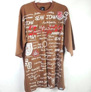 Sean John Brown Graphic Tshirt